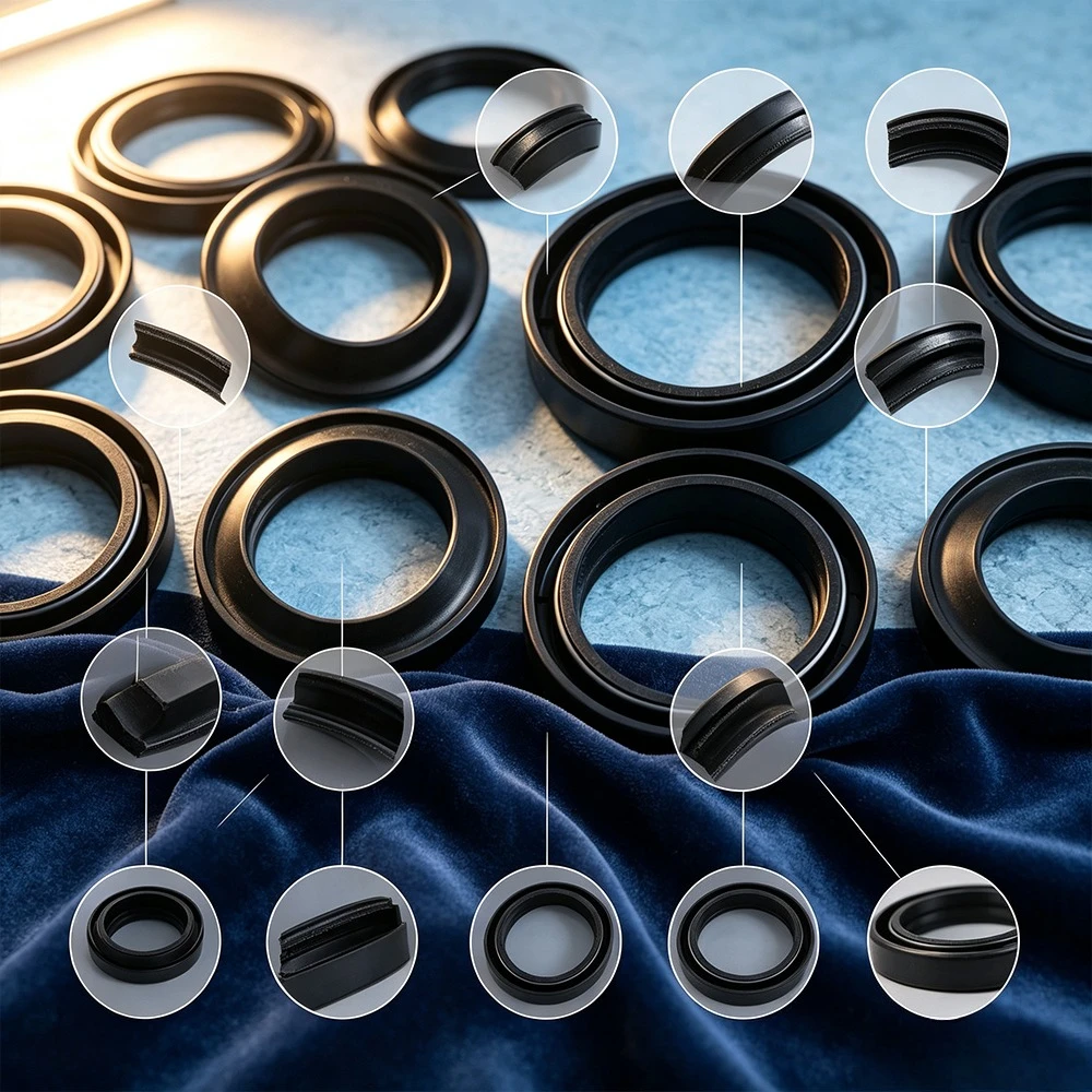4/8/16pc-38x50x12 38*50 38 50 Fork Oil Seal Dust Cover for Kawasaki KLR600 KL600 84-94 KX125 KX250 KX500 Old Two-stroke Off-road