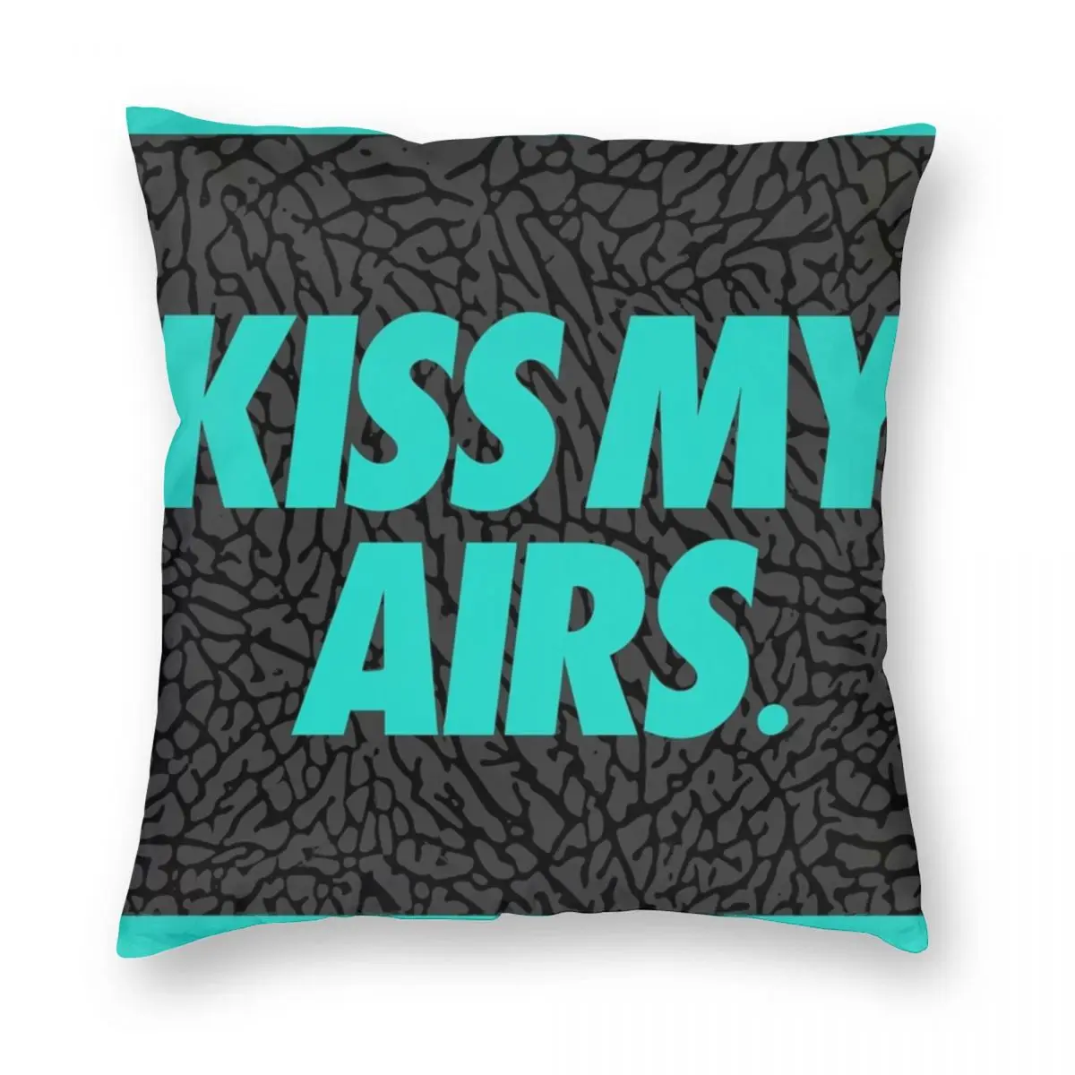 

KISS MY AIRS Square Pillowcase Pillow Cover Cushion Throw Pillow for Home Sofa Living Room
