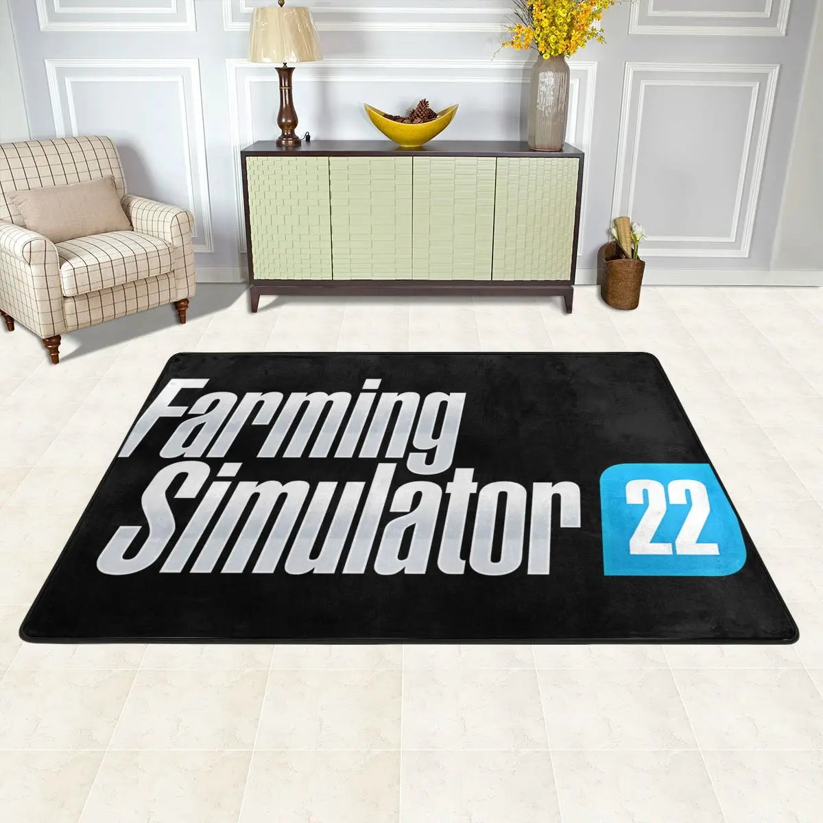 Коврик для симулятора сельского хозяйства, пушистый розовый коврик, 24x36 дюймов или больше