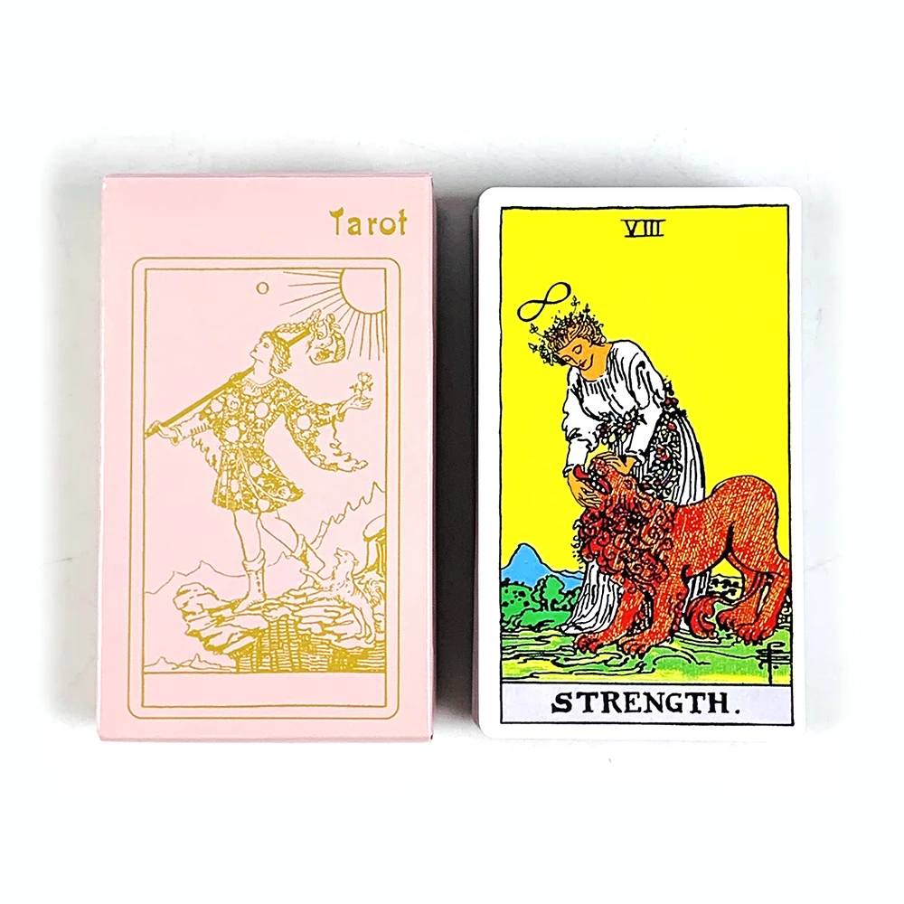 بطاقات التارو سطح السفينة 78 قطعة لسهولة المبتدئين في حفلة العرافة المستقبلية لعبة الطاولة ، لعبة التخييم ، لعبة عيد الميلاد والعام الجديد #1