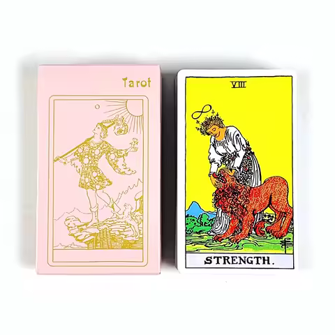 Tarot Cards Deck 78Pcs For Easy Beginners Future Divination Party Tabletop Board Game，Camping Game, Christmas and New Year Game