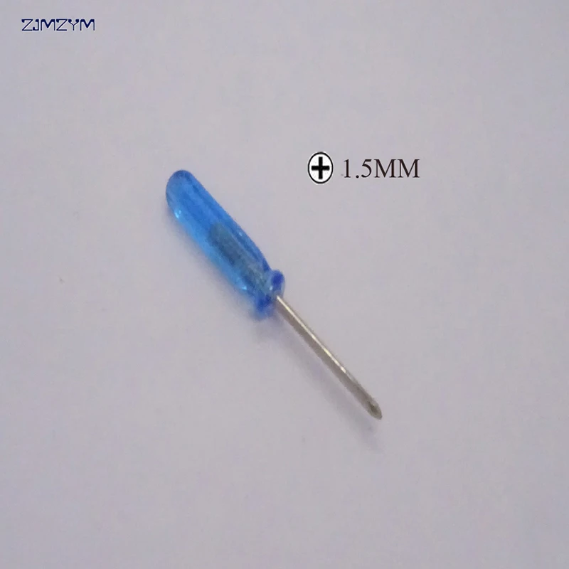 1Pc 1.5MM Screwdriver Cross Screwdriver Repair Transparent Handle Metal Screw Driver Disassemble Tool For Mobile Phone