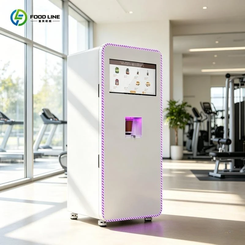 Smart Protein Shake Vending Machine with Live Monitoring Alerts FL Customized Gym Protein Shake Vending Machine      ​​​​​​​