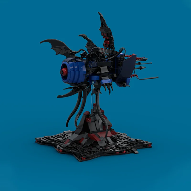 610 قطعة MOC نموذج الرعب الكوني اللبنات العمارة هدية الكريسماس تجميع اللعب لتقوم بها بنفسك فكرة إبداعية التعليم للأطفال #6