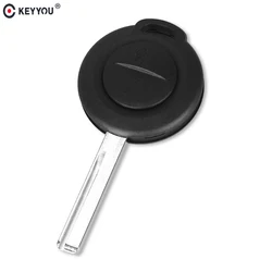 KEYYOU New 2 Button Key Fob Shell For Mitsubishi Colt Warior Carisma Spacestar 2 BTN Remote Key Case Uncut Blade