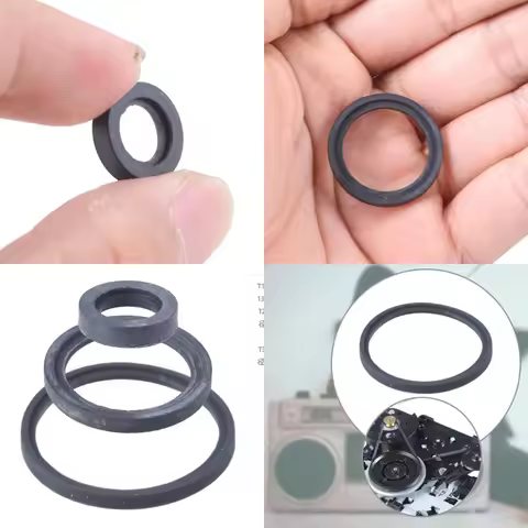 M5TD Idler Pulley Rubber Rings Idle Wheel Belt Rings for Cassettes Deck Repair