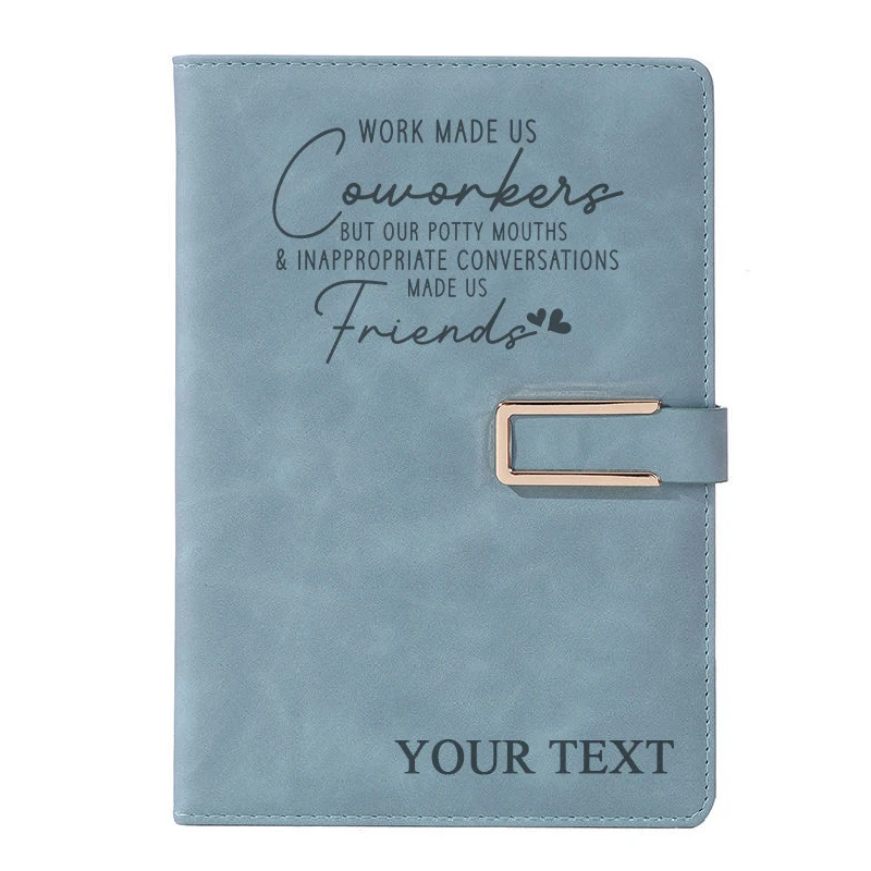 Custom Notebooks With Logo Name Bulk Coworker Gifts For Women Work Made Us Coworkers & Friends Appreciation Gifts For Boss