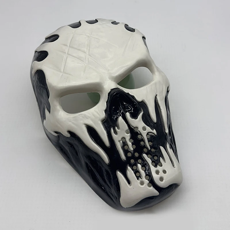 Masque d'horreur d'halloween, Clown aux yeux de printemps, crâne de Vampire, Script Kill, accessoires de déguisement effrayants