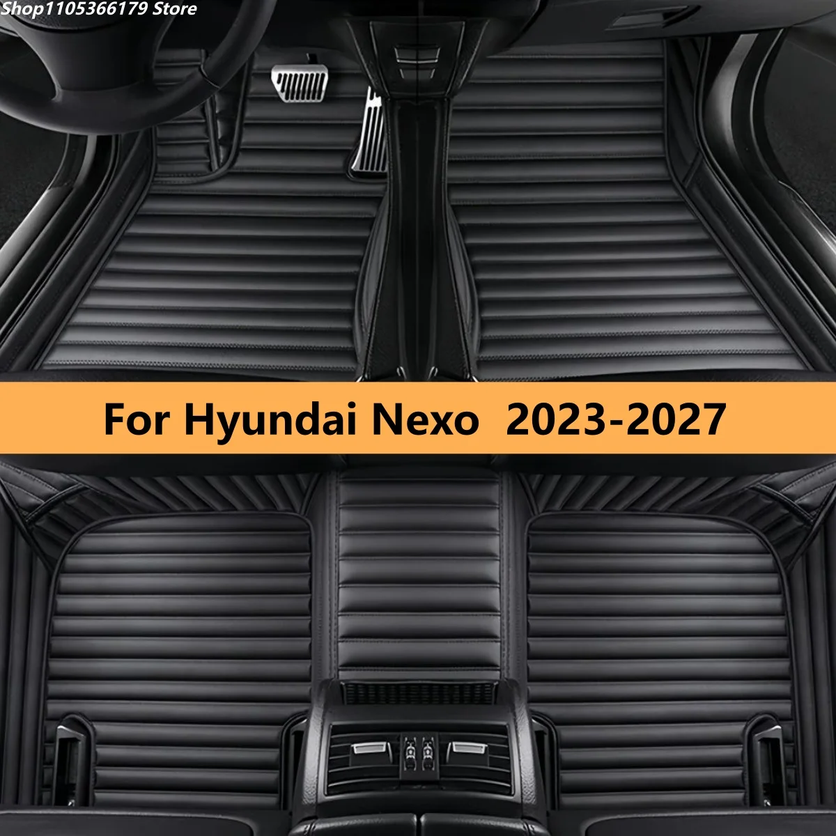 

Custom Car Floor Mat For Hyundai Nexo 2023 2024 2025 2026 2027 Auto Accessories Carpet Pads Full Set Leather Matts