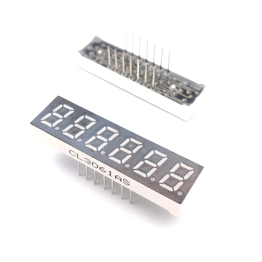 10PCS New and original 6 Bit 0.3 inch Digital Tube LED Display red  Light 7 Segment Common Cathode/Anode