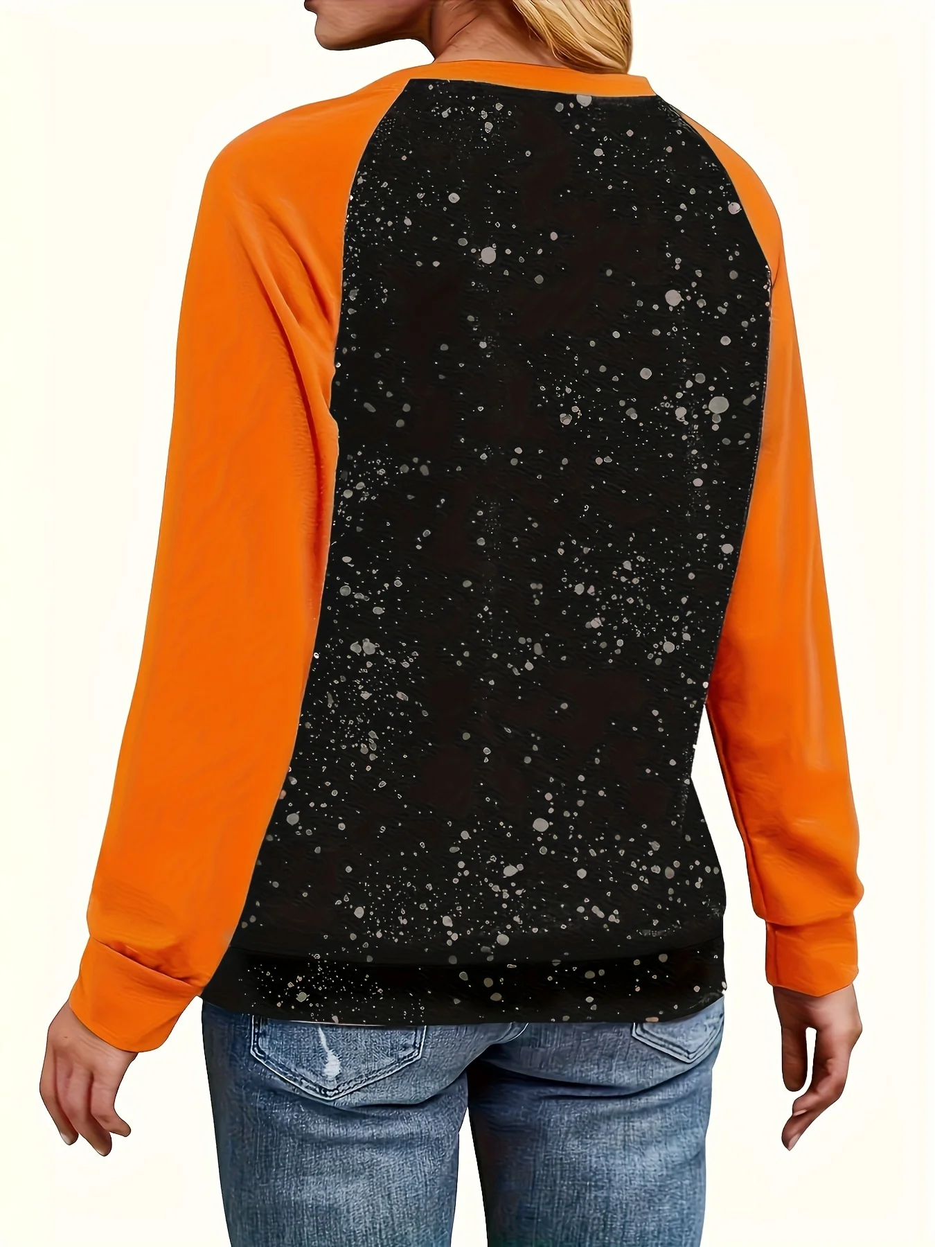 Plus-Size-Damen-Sweatshirt mit Herbstmotiv und inspirierendem Design für gemütliche Herbsttage – Detail 2