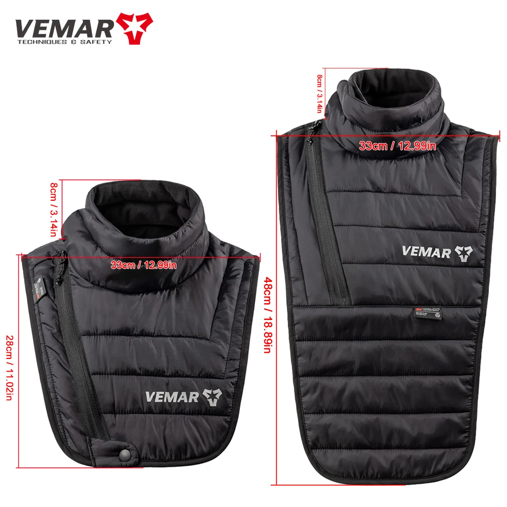 VEMAR Winter New Motorcycle Full Neck Protectors Scarf Mask Windproof Warm Motorcycle Face Mask Cycling Fleece Balaclavas