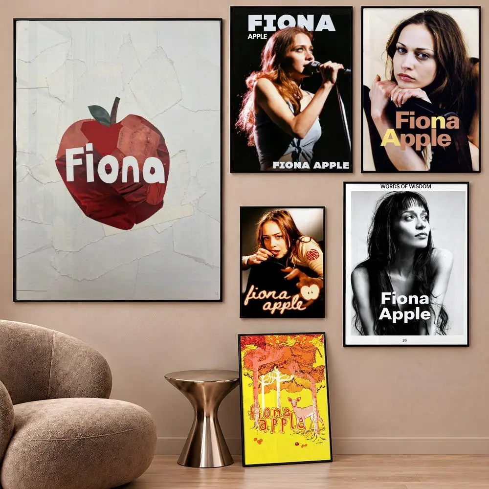 Singer Fiona Apple Criminal Paper Bag Poster Aesthetic Wall Art Poster HD Waterproof PP Self Adhesive Bedroom Dorm Room Decor
