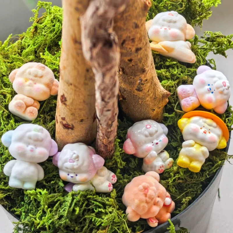 Mojie Friend of the Forest Series صندوق أعمى صغير لطيف للكلاب ألعاب قابلة للجمع ديكور سطح المكتب العصري لهدايا أعياد ميلاد الأطفال #2