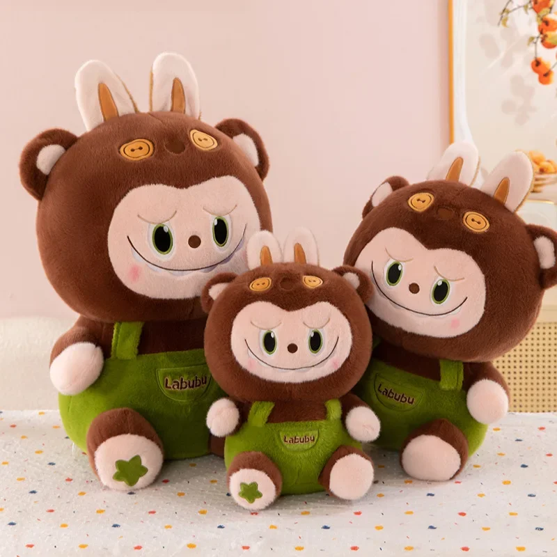 

70cm Labubu Cartoon Ragdoll Plush Toys Mink Fur Cute Rabbit Ragdoll Accompany Sleep Plush Toy Pillow Children'S Christmas Gift