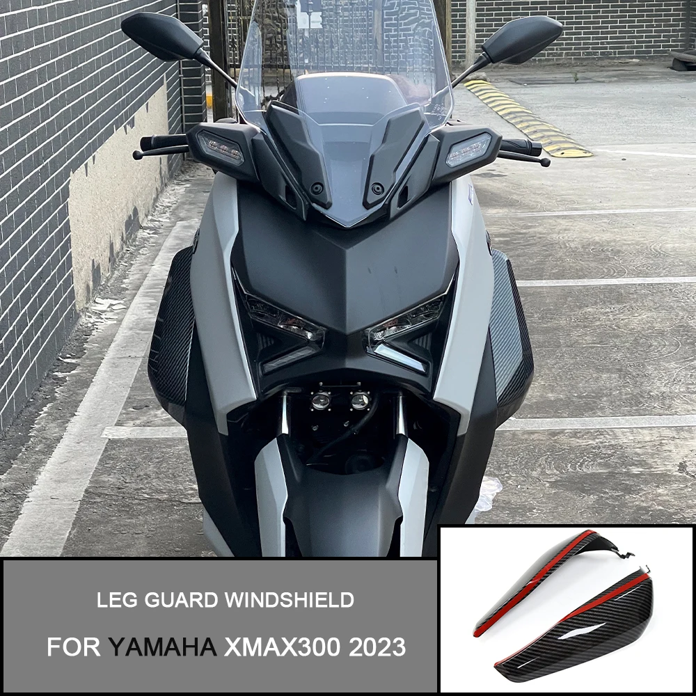 

For YAMAHA XMAX300 2023 2024 Leg Guard Windshield XMAX300 Windscreen Motorcycle Leg Cover Wind Deflector Protective leg shield