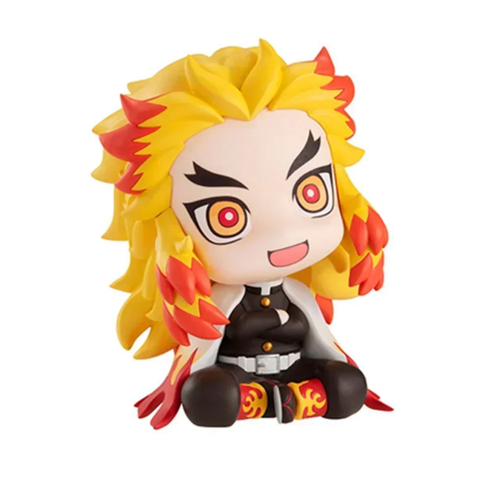 Demônio assassino figura ação kimetsu yaiba personagens animados coleção de brinquedos mh olhando para cima kamado tanjirou nezuko modelos de