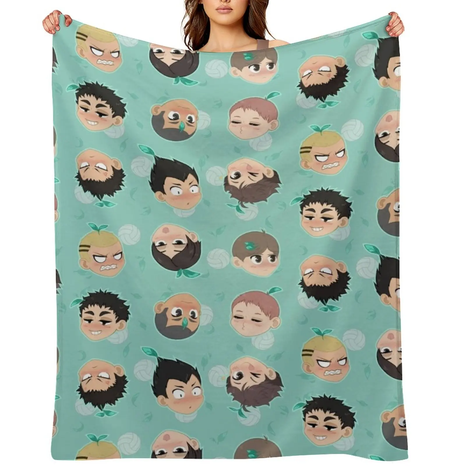 

Seijoh Team Pattern Throw Blanket For Decorative Sofa christmas decoration Multi-Purpose Bed Fashionable Blankets