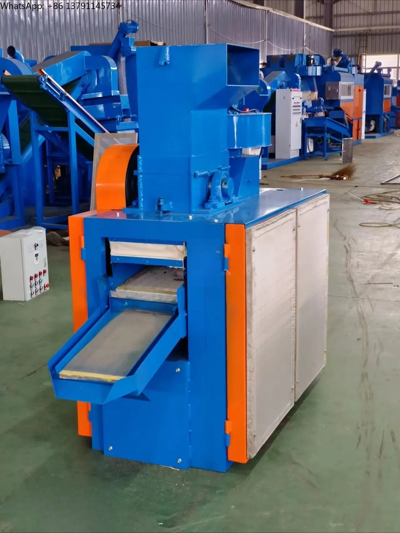 phase Equipment in S10 Copper Cable Wire Granulator Machine for Recycling and Separating