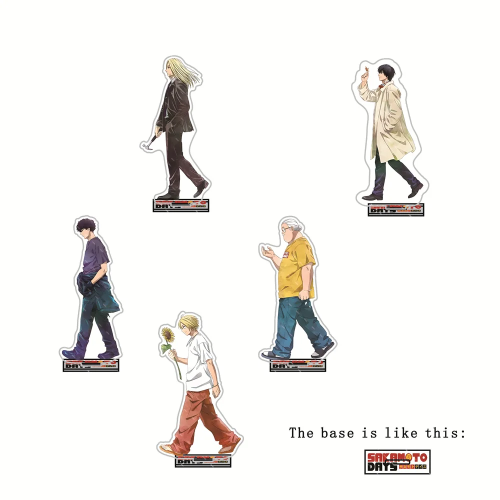 Anime SAKAMOTO DAYS 15cm Acrylic Syand Sakamoto/Shin/Nagumo/Osaragi Tabletop Decoration Elegant Cute Toys Gifts in Stock