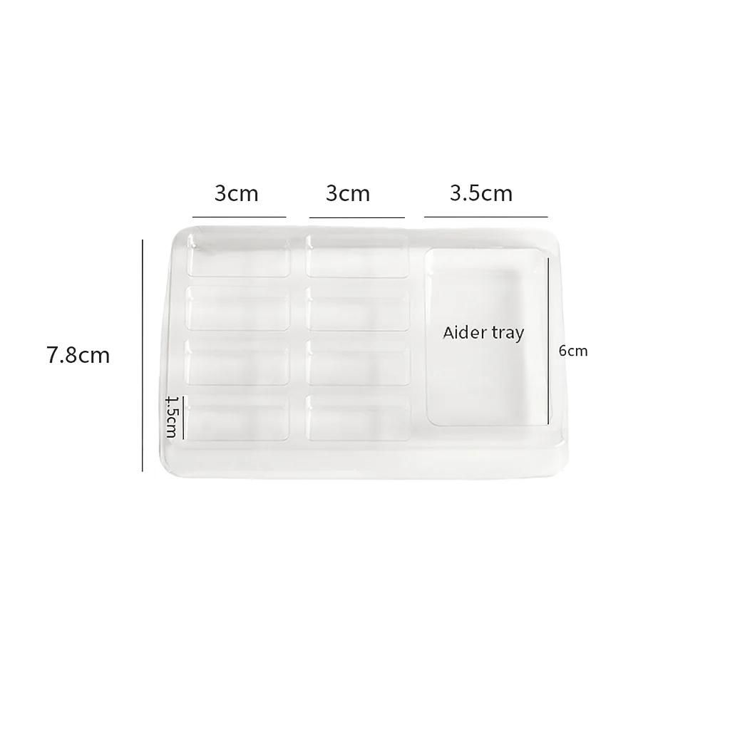 10pcs Clear Window Nail Packaging Boxes for Press On Nails with Plastic Inner Tray For Store DIY On Nails Display - view 3