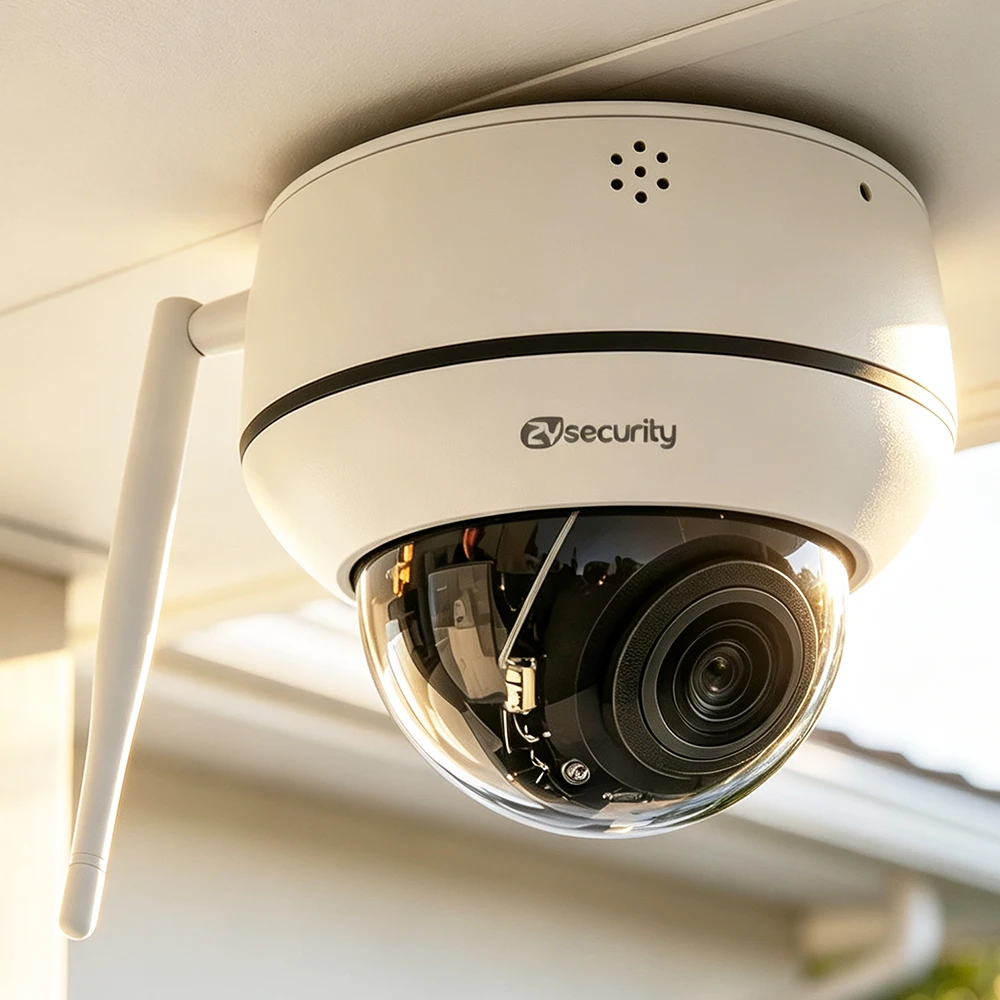 4K 8MP Dome PTZ IP Camera Humanoid Vehicle Auto Tracking 2-way Audio WiFi POE Metal Surveillance Camera Wireless Wired Security