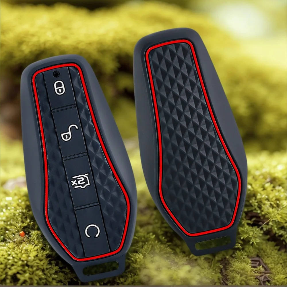 Silicone Car Key Case For BYD Atto 3 Han EV Dolphin Durable Second Song Pro Tang Dm QIn PLUS MAX Yuan Key Holder Cover