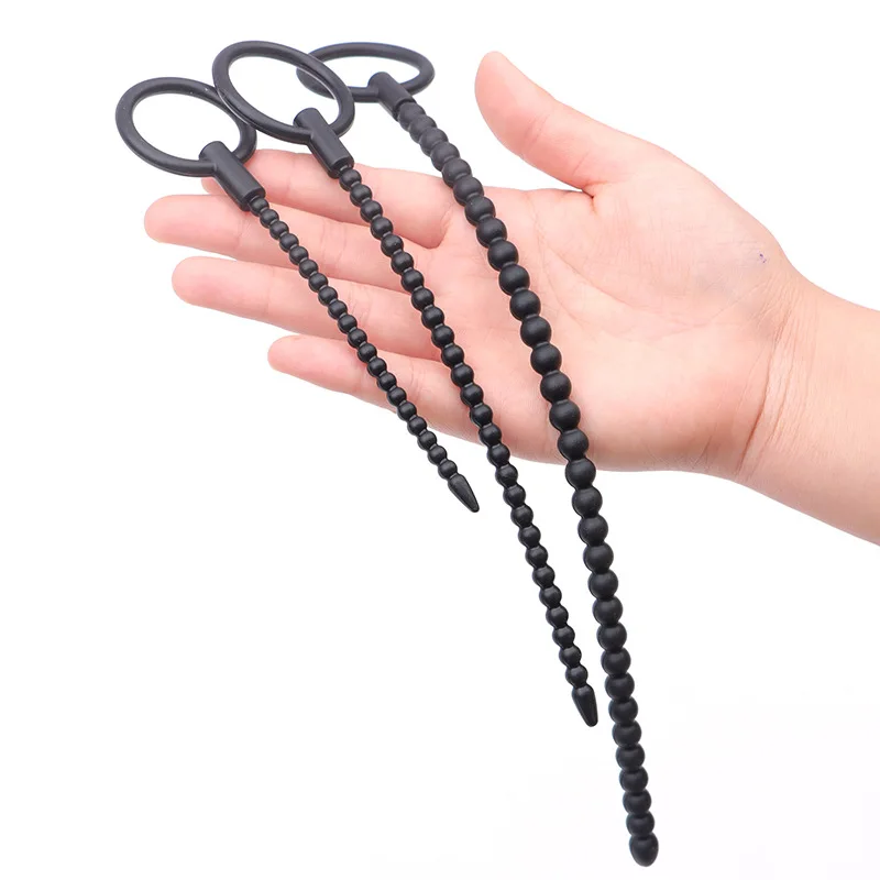 الاستمناء قضيب لعبة استثارة القضيب القسطرة الأصوات BDSM الوثن لعبة الجنس للرجال الذكور العفة جهاز مجرى البول موسعات القضيب محفز #3