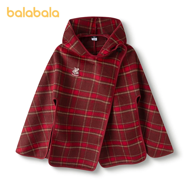 Balabala Harry Potter IP Children's Clothing Girls' Outerwear Kids' 2025 Spring Cloaks