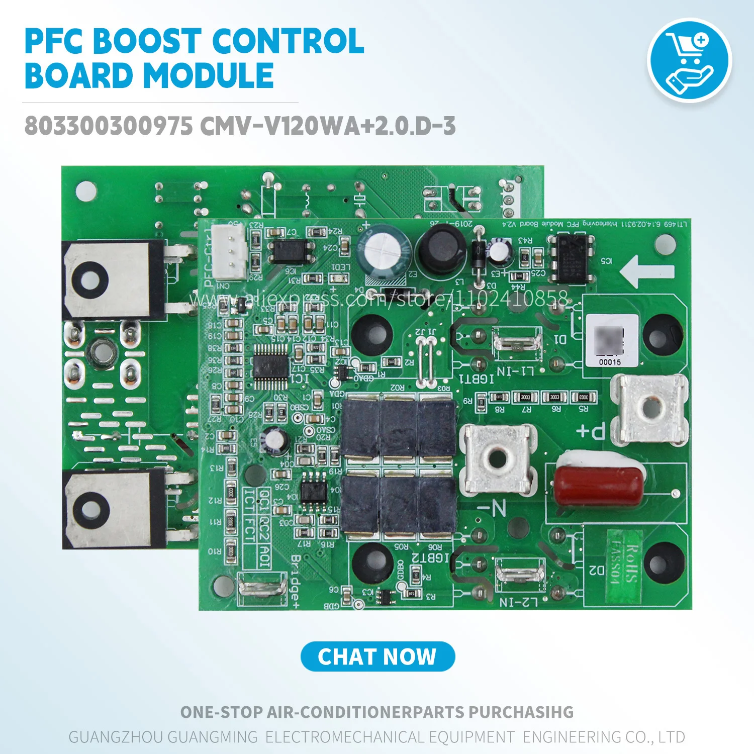 PFC Boost Control Board Module 803300300975 for Chigo GCHV VRF Outdoor unit CMV-V120WA+2.0.D-3 COU-36HDR1 air conditioner parts
