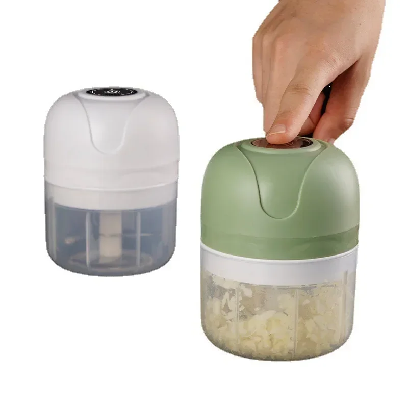 

Portable Electric Garlic Masher Crusher, 100/250ml Garlic Chopper, USB Food Processor Kitchen Kitchen Gadgets