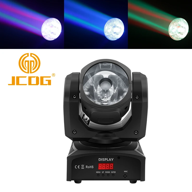 JCDG โรงงาน Outlet 60W Beam Moving Head Light 4IN1 LED RGBW Super Bright DJ จุด Dmx ไฟกับ FlightCase