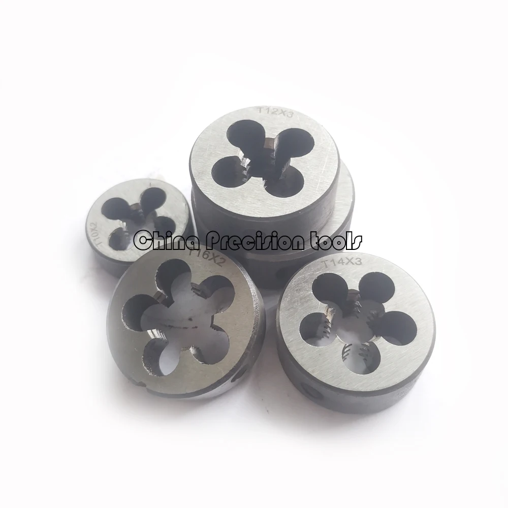 Troquel de rosca trapezoidal, troqueles redondos de tornillo trapezoidal izquierdo y derecho Tr8 Tr10 Tr12 Tr14 Tr16 Tr18 tr20 T8 T10 T12 T14 T16 T18 T20