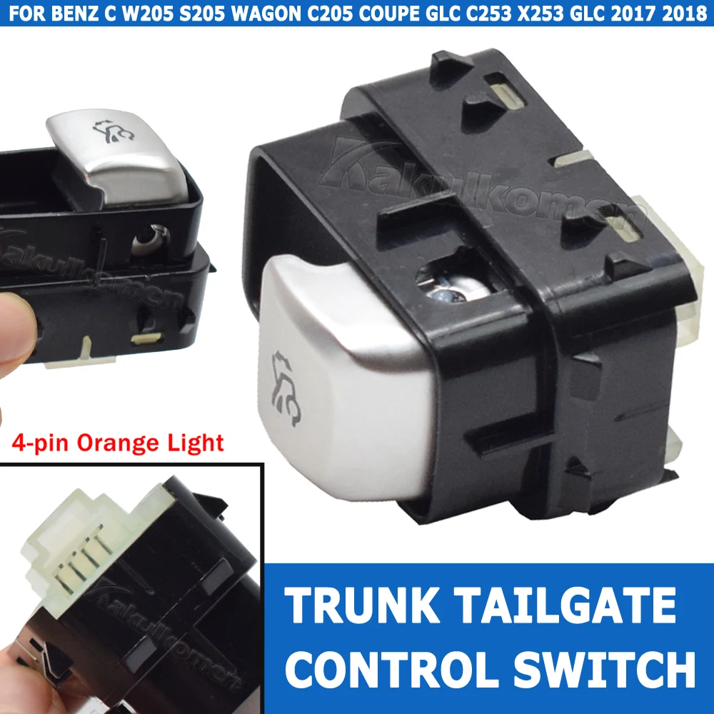 A2059051713 Car Trunk Tailgate Control Switch Fit For Benz C W205 S205 Wagon C205 Coupe GLC C253 X253 GLC 2017 2018