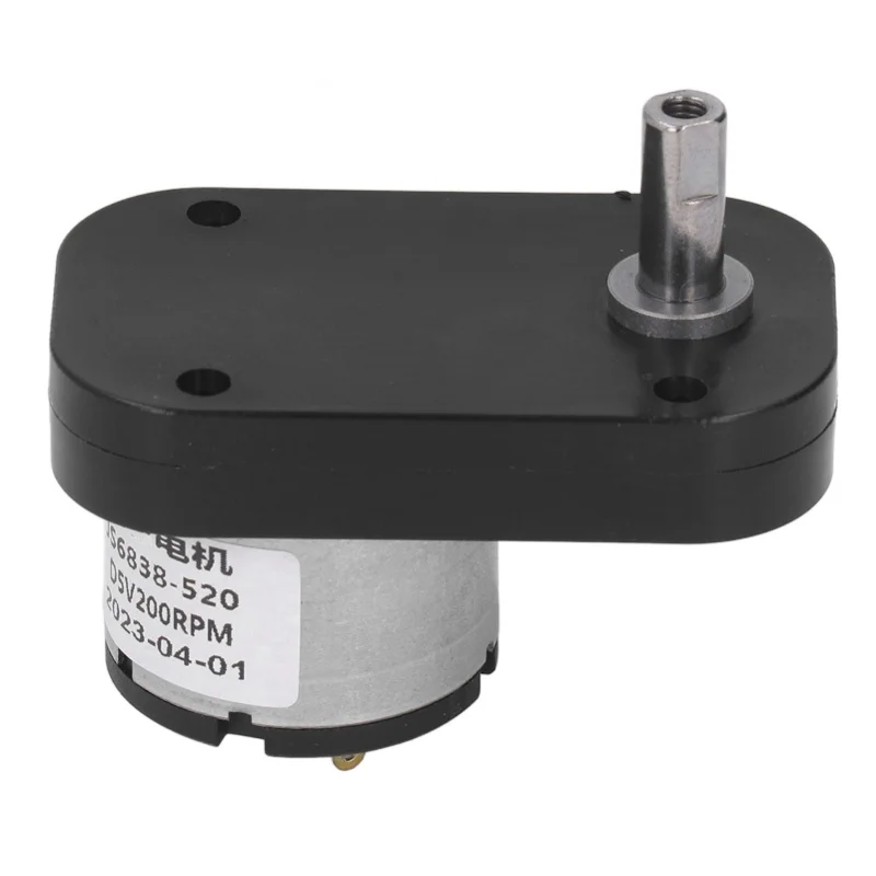 DC5V 200RPM DC Geared Motor Strong Conductivity Low Heat Self Locking DC Reduction Motor For Automation Electronics