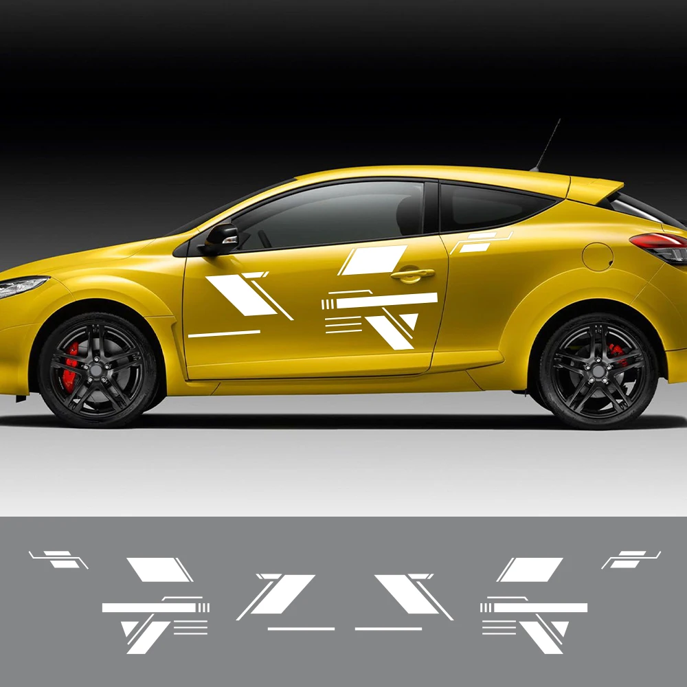 

Car Styling Stickers Graphics Stripes Kit Decals For Audi BMW VW Subaru Renault Hyundai Kia Ford Auto Vinyl Tuning Accessories