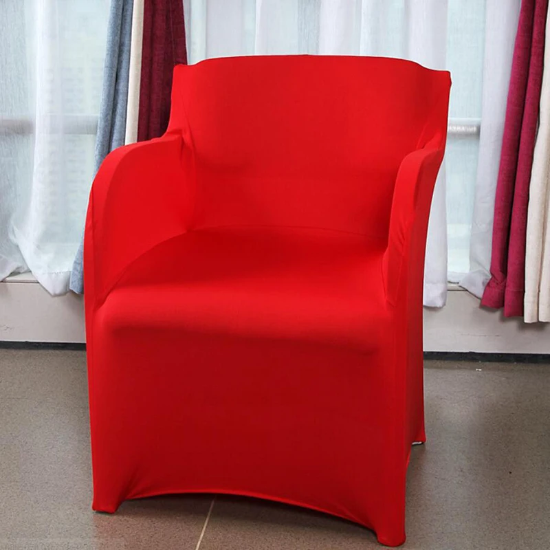 Home Arm Chair Cover Stretch Spandex Armchair Cover Wedding Party Chair Cover Slipcover for Armchair Housse De Chaise Mariage