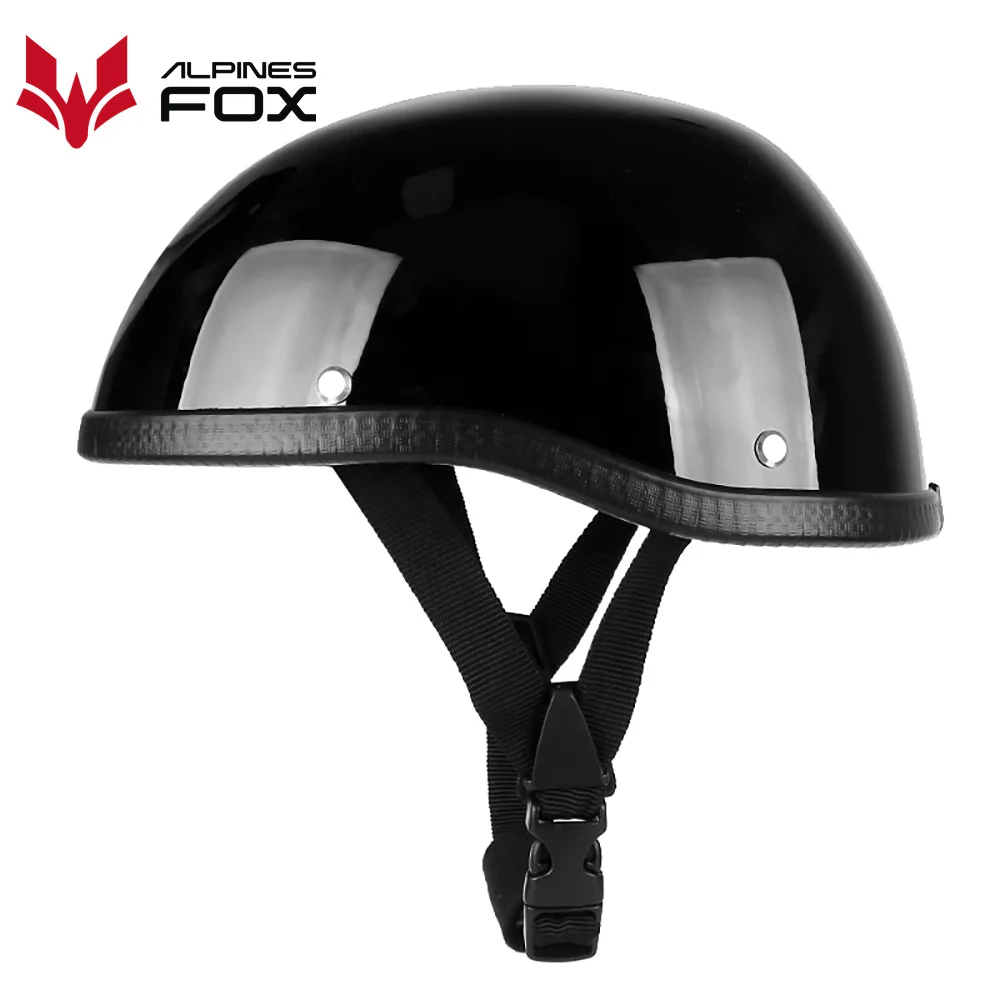 Retro motorfiets halve helm ABS + katoenen plastic dop zomer half gezicht unisex helm motorrijder universeel DOT gecertificeerd