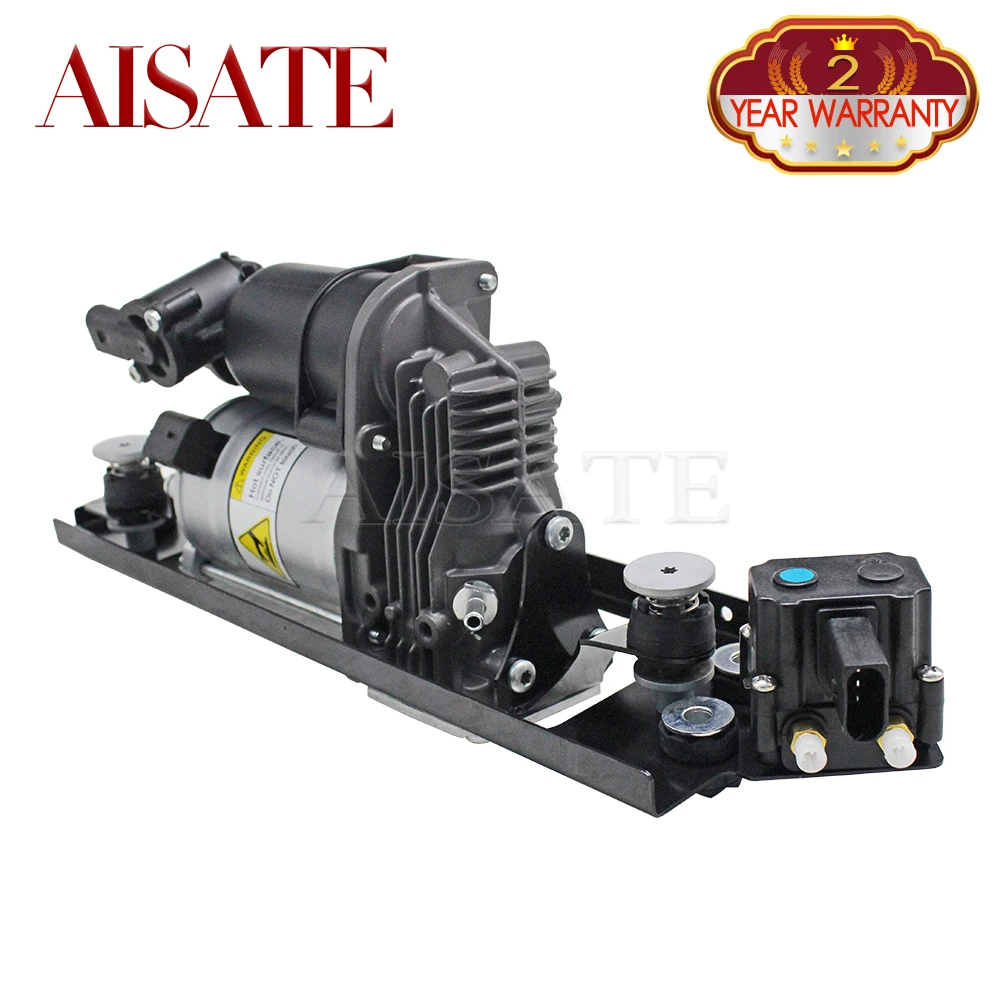 

37206792855 37106793778 For BMW E61 2006-2010 5 Series Air Suspension Compressor Pump Assembly With Bracket + Block Valve