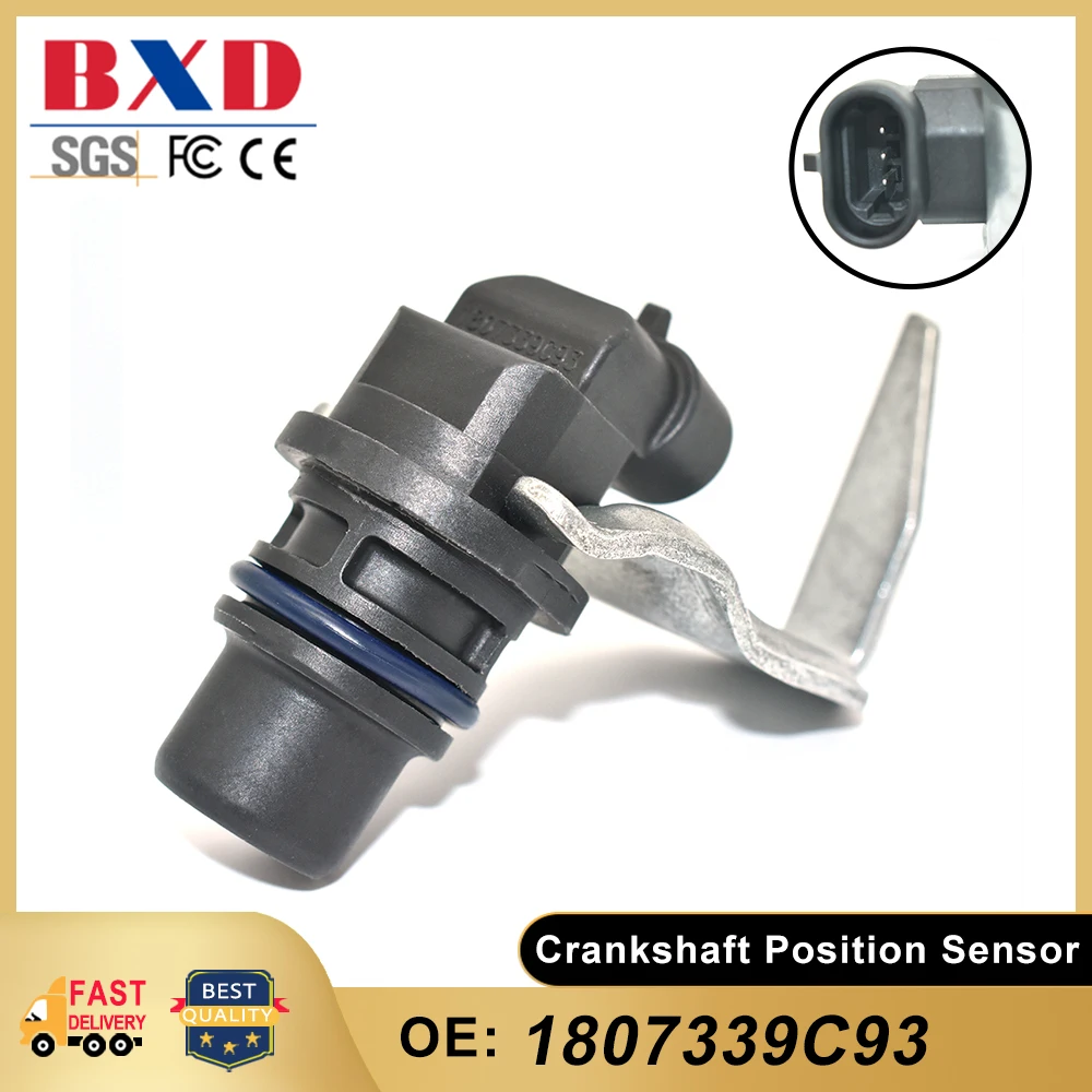 1/5/10PCS Crankshaft Position Sensor 1807339C93  For Ford E-350 E-450 F-250 F-550 For Navistar International Truck