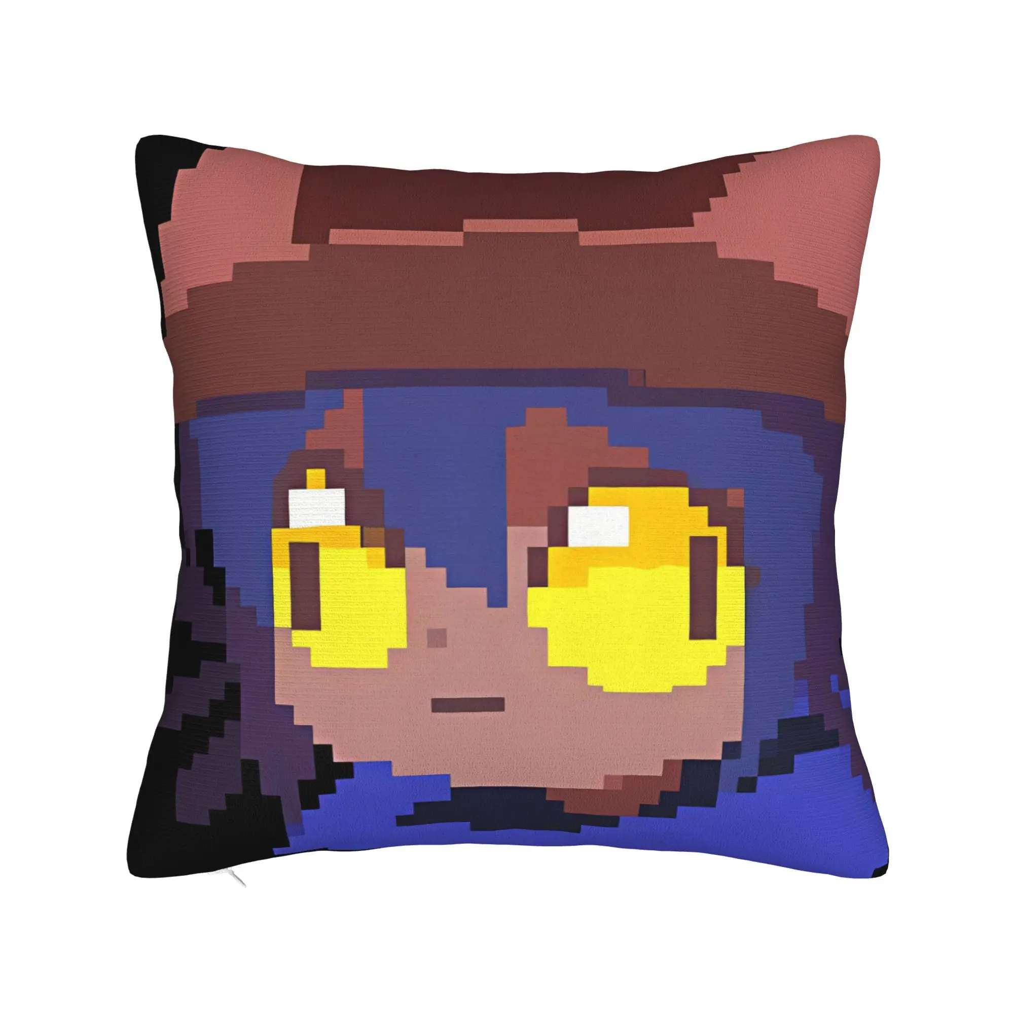 OneShot Niko Pixel Meme Pillow Cover  Retro Trendy Pillow Case For Sofa Bedroom Home Decor Comfy Pillowcases Birthday Gift