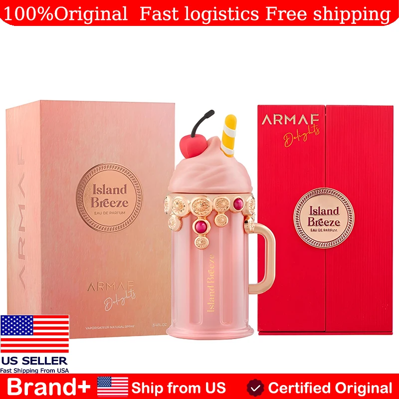 

Armaf Island Breeze Fruity Floral Musky Eau De Parfum Spray 100ML Arabian women perfume long lasting fragrance Cologne Portable