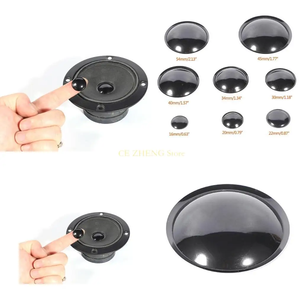 E56B 스피커 먼지 캡 직경 20mm, 22mm, 30mm, 34mm, 40mm, 45mm, 54mm, 18mm 옵션
