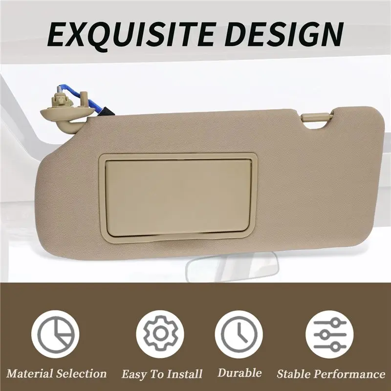 Powerful Sun Visor Assy Sun Protection Sun Shielding Visor For Honda CR-V CRV 2017 2018-2022
