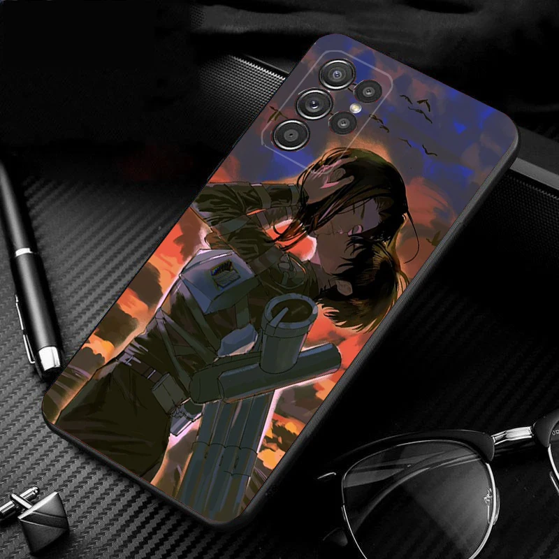 

Mikasa ackerman and eren yeager Phone Case For Samsung Galaxy S25 S24 S23 S22 S21 Ultra S24 S23 S22 S21 S25 Plus S24 S20 FE