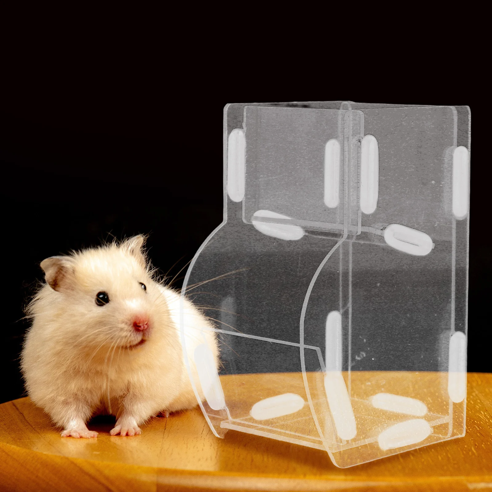 

Hamster Auto Feeder Clear Acrylic Food Bowl Automatic Dispenser Small Animal Feeder Dwarf Hamster Mini Hedgehog Guinea Pig Food