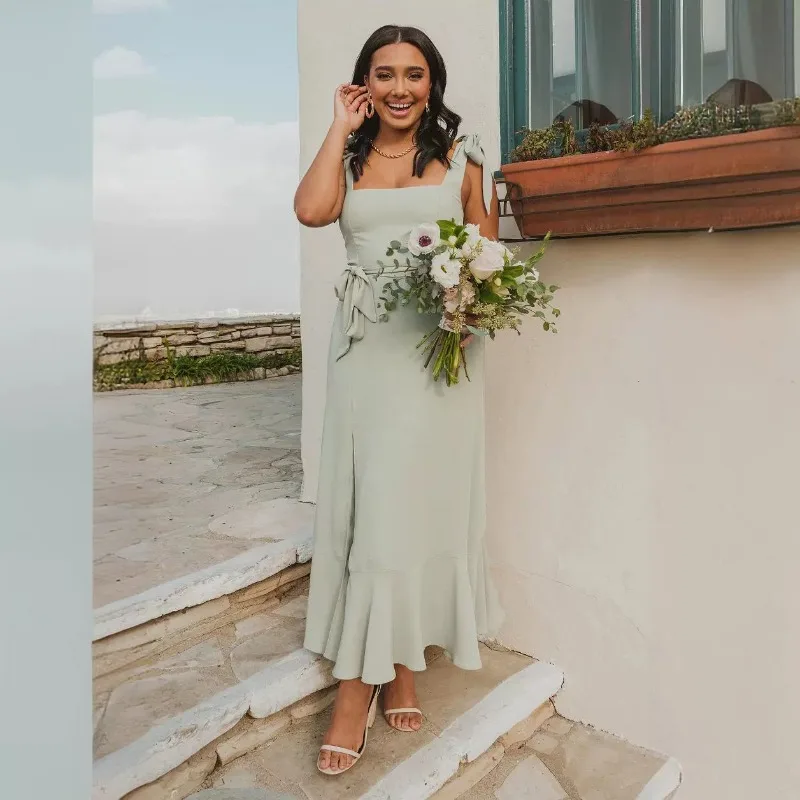 Vestidos 2025 mujer verano elegante moda viajero vestido dividido faldas Y2K ropa de mujer