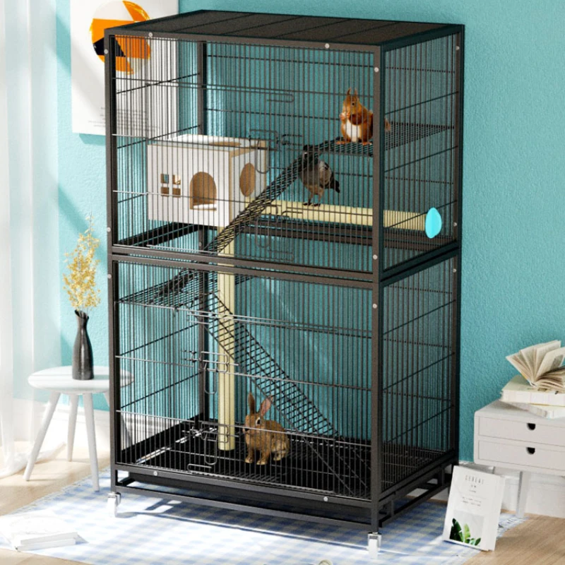 Outdoor House Bird Cages Squirrel Villa Chinchilla Cabinet Cat Large Size Bird Cages Marten Garden Vogelkooi Pet Products QF50NL