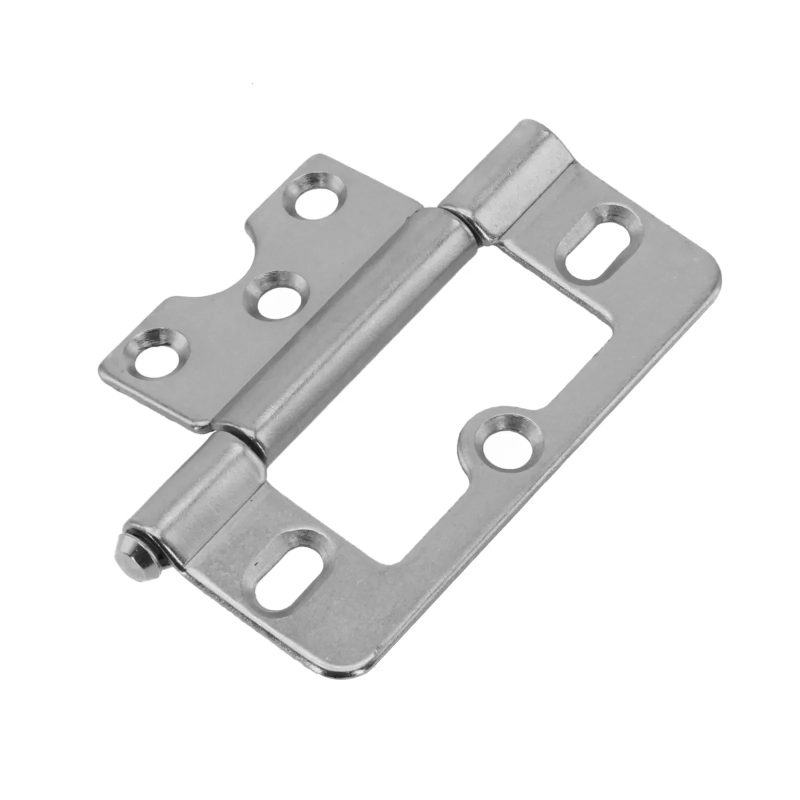 1pcs Iron Flush Door Hinges For Cupboard Wardrobe Cabinet Louvre Doors Door Cupboard Hinges For Household Decor Hardware