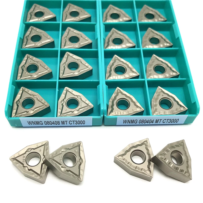 WNMG080404 WNMG080408 FG CT3000 inserto per tornitura di alta qualità utensile per il taglio dei metalli utensile per tornitura CNC